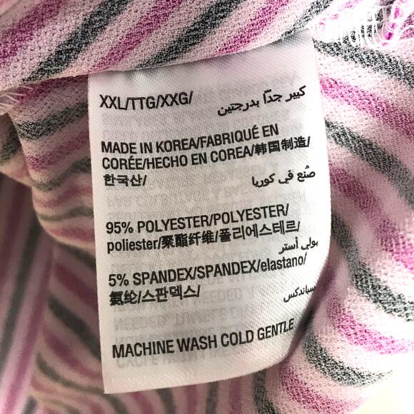 INC Striped Cap-Sleeve Wrap Shirt XXL - Picture 7 of 8